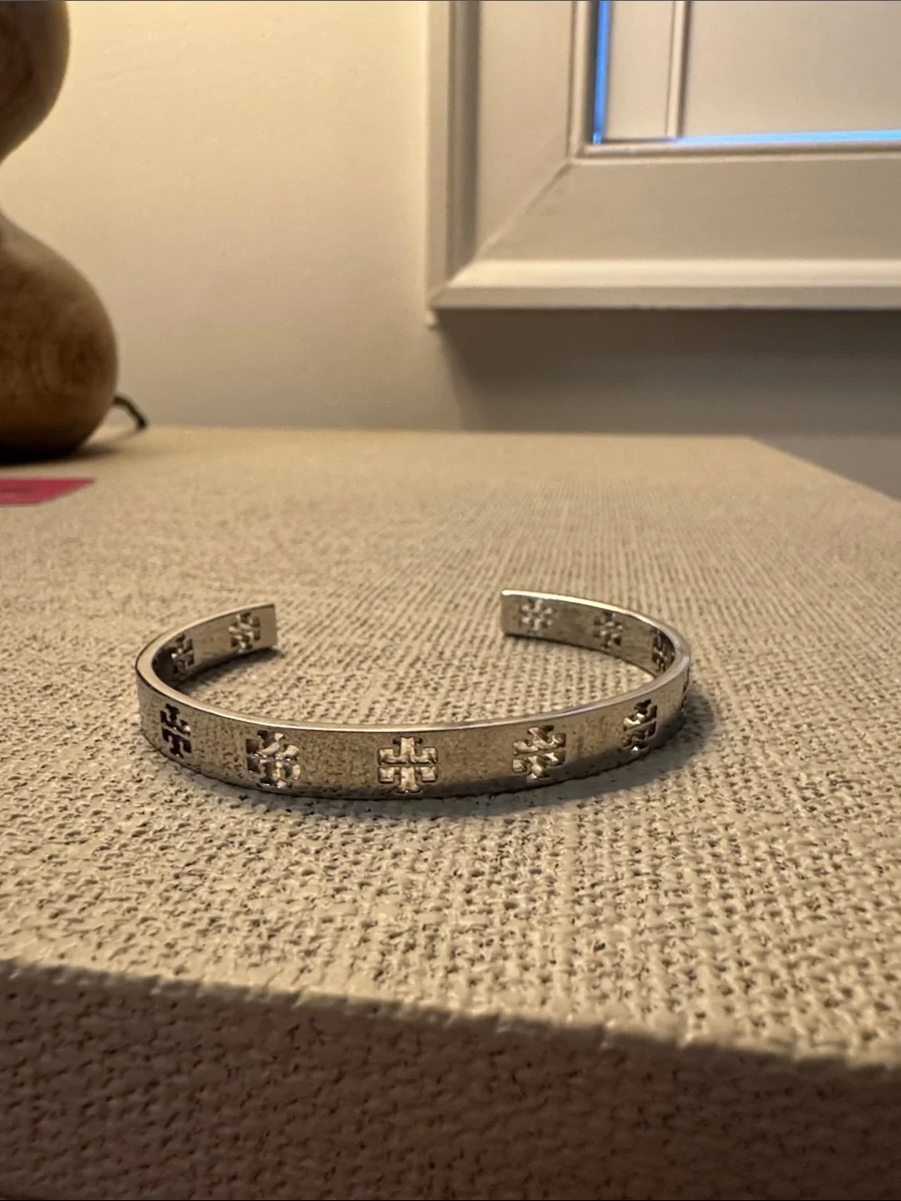 Tory Burch Silver-time Cuff Bracelet